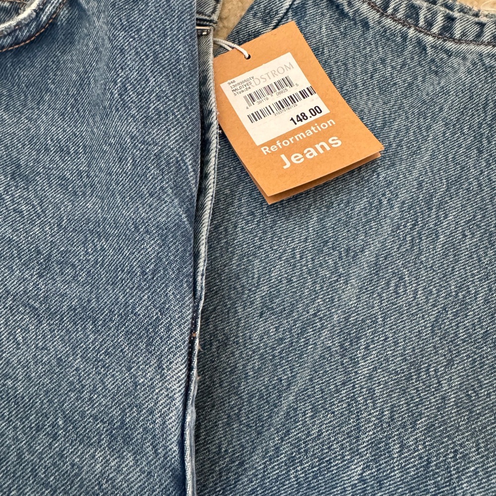 Reformation Blue Jeans - Picture 4 of 8